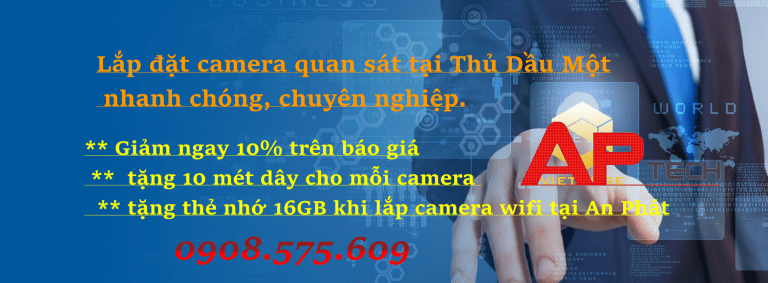 Lắp đặt camera quan sát tại Thủ Dầu Một